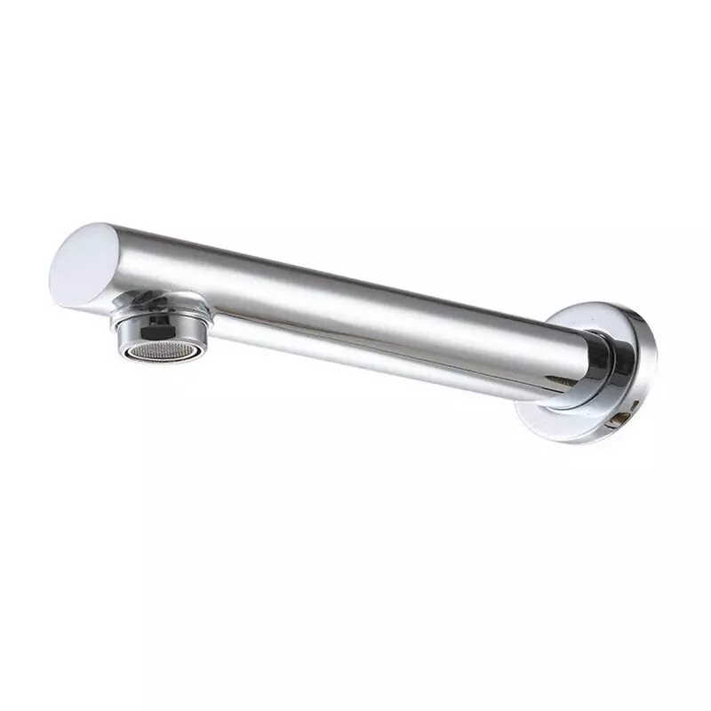 Brass Chrome Tub Shower Spout Cold Tap Bathtub Faucet Spout Replacemence In-Wall