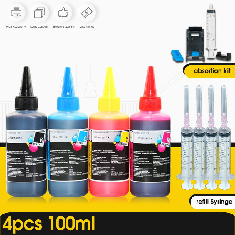 Alizeo Universele Refill Inkt Kit Voor Epson Voor Canon Voor Hp Voor Brother Printer Ciss Inkt Navulbare Printers Dye Inkt