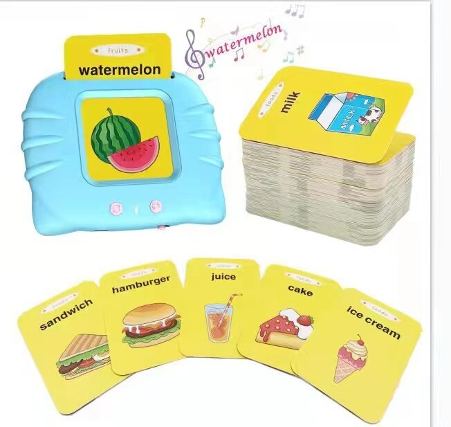 Tarjeta Flash Montessori para niños y niñas, juguete de lectura para niños de 2, 3, 4 y 5 años, aprendizaje de terapia del habla, 224