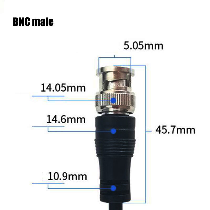 1 м 5,0 мм зажимы типа «крокодил» провод BNC штекер к двойному зажиму типа «крокодил» тестовый щуп для осциллографа кабель Q1