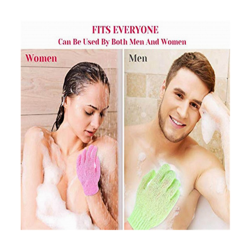 Luvas de banho esfoliantes, esponja de massagem corporal para limpeza da pele, 30 peças