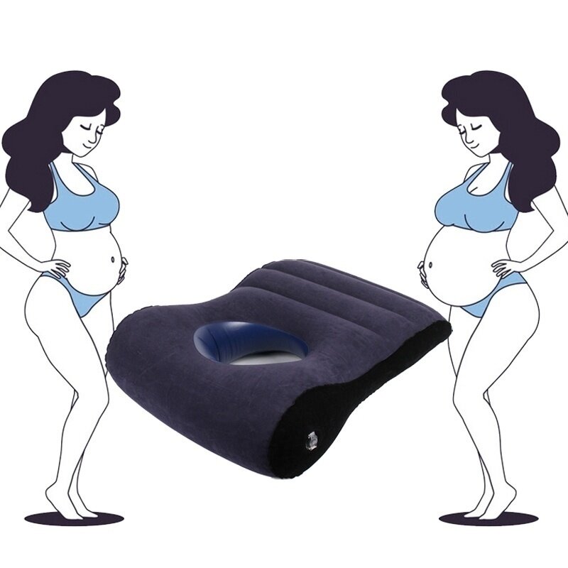 Toughage wajah turun tidur bantal hamil tidur perut kehamilan dukungan perut bantal tiup lembut nyaman