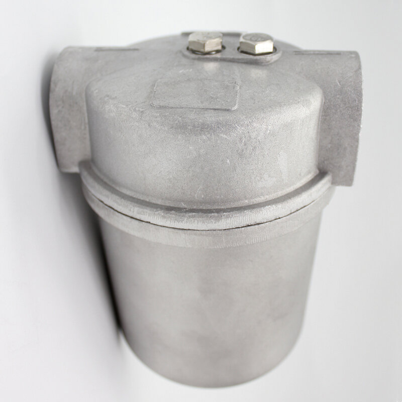 Light Oil filter for oil burner Aluminum Cup  3/4"   1"  Diesel Fuel Filter for Boiler  240L/H