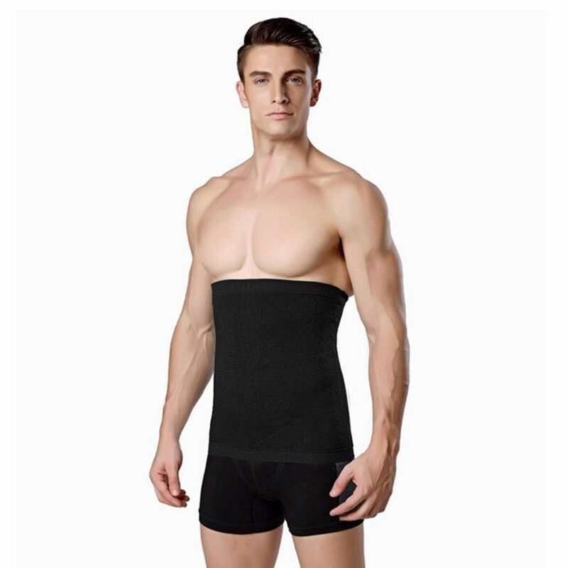 Kontrolle für Männer männliche Fitness Kompression Shape wear Abnehmen Body Shaper Bauch Korsett Taille Trimmer Gürtel Taille Trainer Korsett