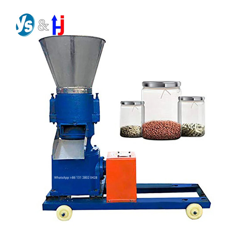 Máquina para hacer pellets de alimentos secos y húmedos, 100-150 kg/H, granulador de alimentación, procesador de alimentación para animales, 220V/380