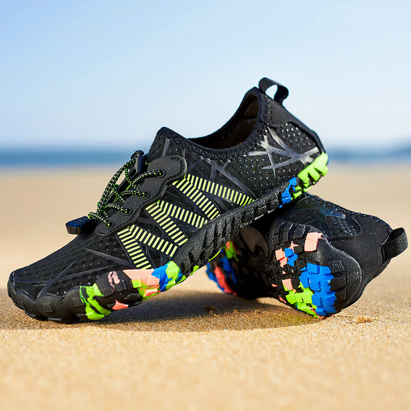 Летняя пляжная обувь унисекс на открытом воздухе быстросохнущая дышащая Нескользящая износостойкая Водонепроницаемая Летняя обувь