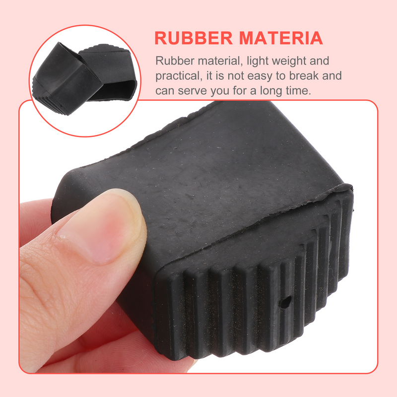 Folding Ladder Leg Caps Home Ladder Leg Thickening Non-slip Rubber Pads Floor Protector pads Table Foot dust Covers