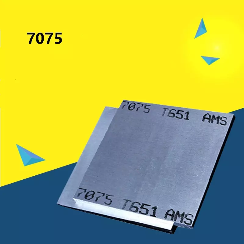 Placa de hoja de aleación de aluminio 7075, Hardware DIY, tablero de aluminio grueso, bloque súper duro, envío gratis