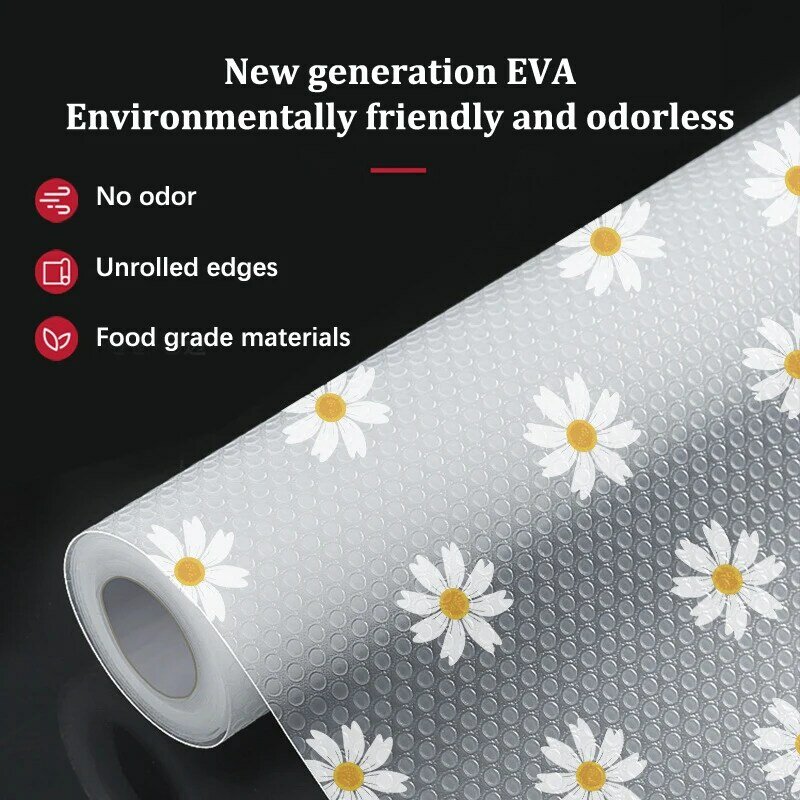 Tikar kabinet EVA liner laci dapat digunakan kembali tikar kulkas anti selip tikar Laci tahan air tahan kelembaban