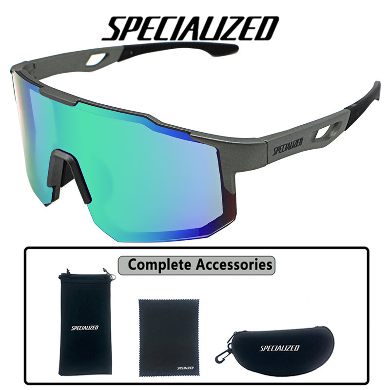 Spezial isierte uv400 Sport Fahrrad brille Straße Sonnenbrille Fahrrad brille Mountainbike MTB Fahrrad brille Lauf brille