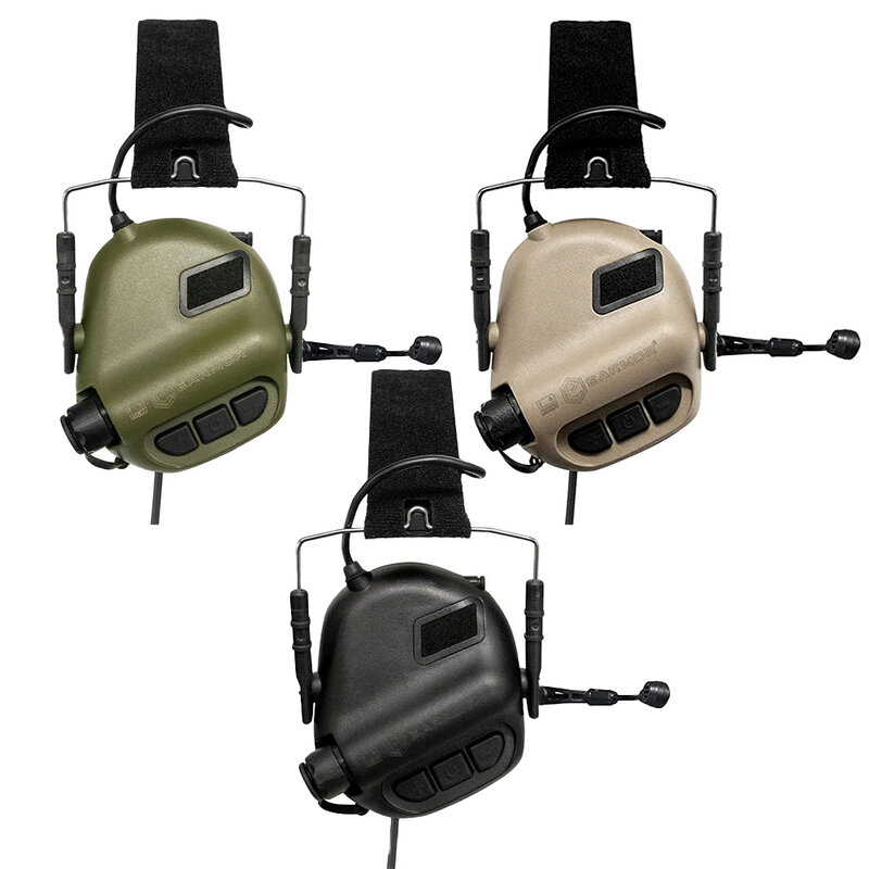 M32 mod4 taktisches Headset Jagd schießen Ohren schützer Mikrofon unterstützt Sprach kommunikation ptt Adapter