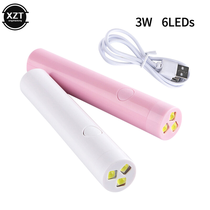 Portable Mini Nail Dryer Lamp UV LED Nail Light for Curing All Nail Gel Quick Dry USB Nail Art Tool Gift Home Quick Dry  Use