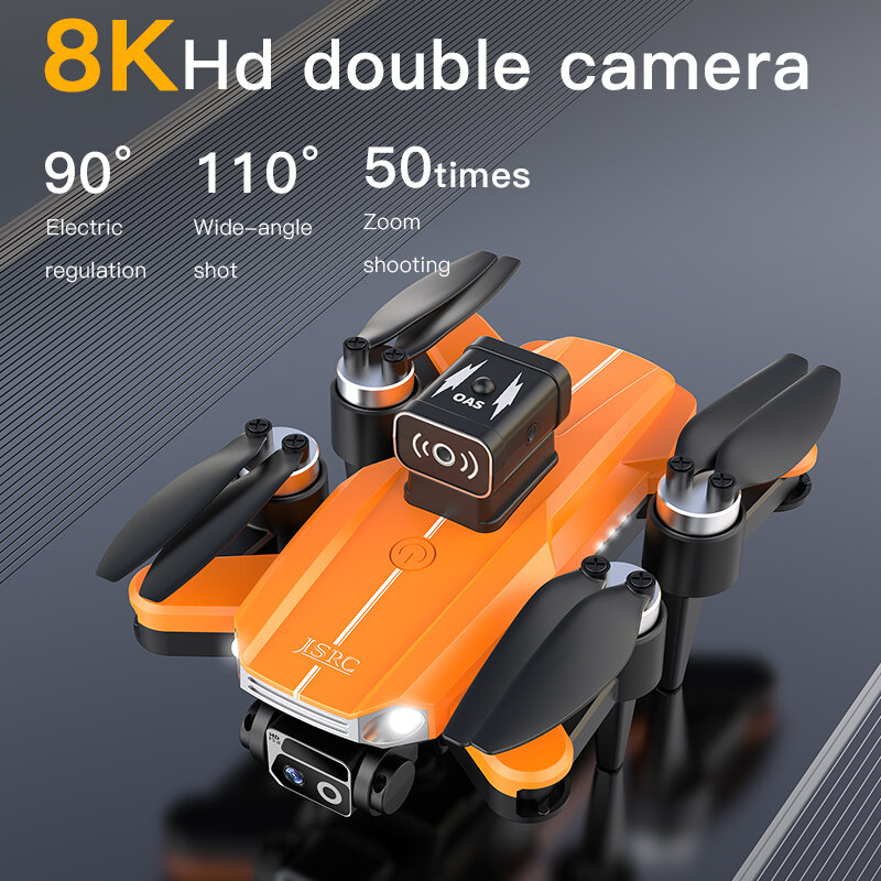 JS26 Drone profissional com câmera HD, 4K, 5G, Wi-Fi, Anti Shake, Quadcopter, Motor sem escova, Mini Drone