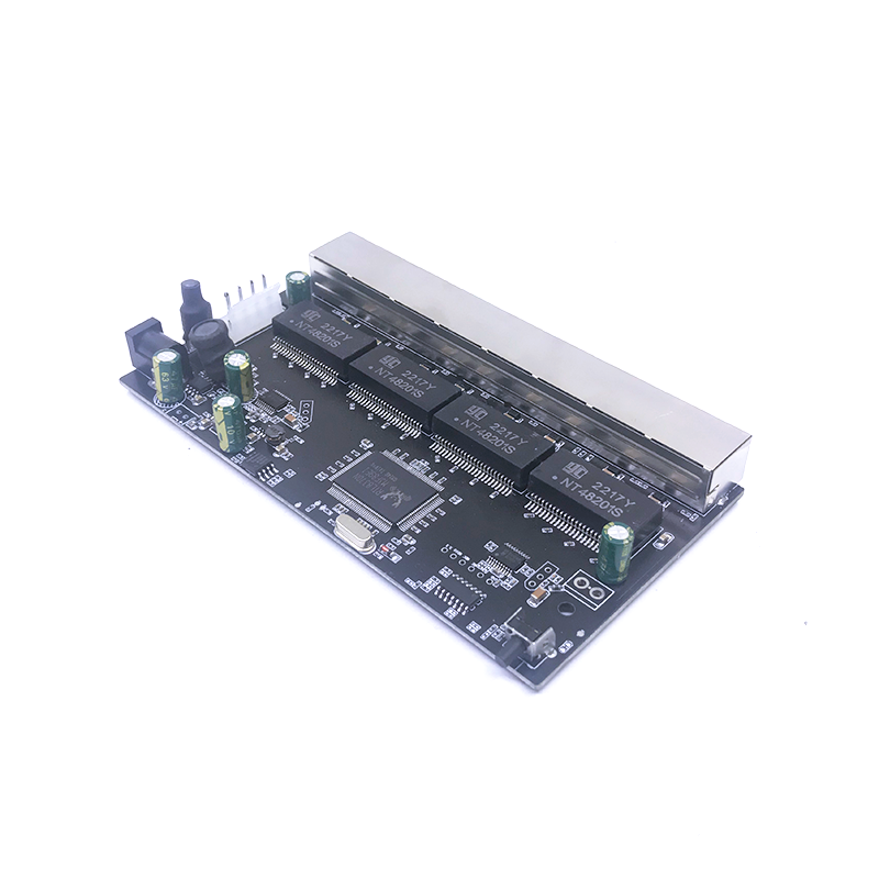 관리 스위치 PCB 모듈, 8 포트, 10, 100, 1000M, POE 48V(400W-600W), 802.3BT, 클래스 8