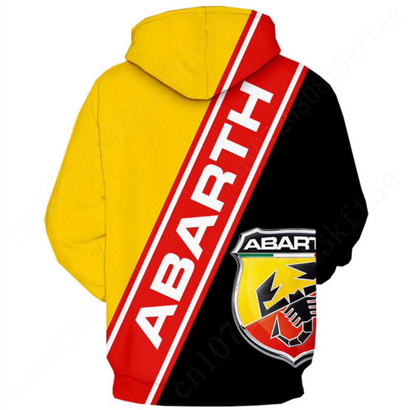 Abarth-Sudadera con capucha de Anime para hombre y mujer, jersey con estampado 3D, sudaderas con capucha informales, de gran tamaño sudadera con cremallera, Harajuku