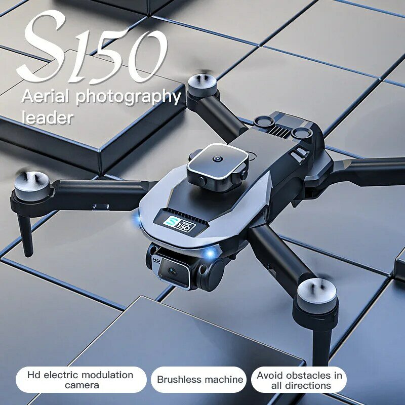 High definition obstacle avoidance drone optical flow electric adjustment dual camera brushless motor aerial photography