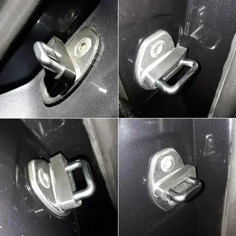 4PC Universal Door Lock Damper Buffer Deadener Seal Shock-Absorbing Damping Protector For Audi BMW VW Seat Skoda JAC 2004 – 2020