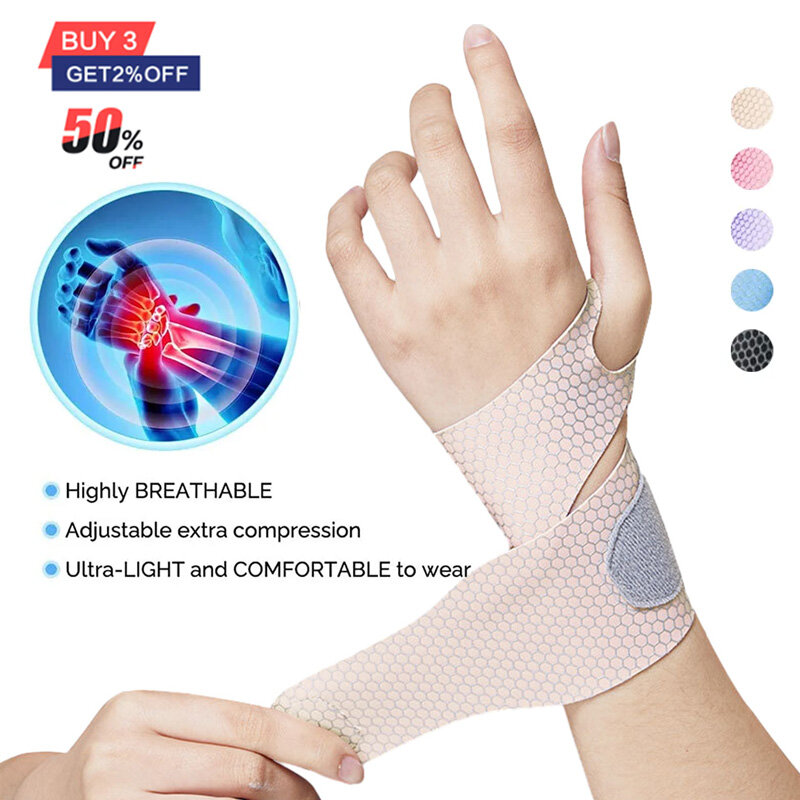 1 PCS Wrist Brace/Wrist Wrap/Carpal Tunnel/Wrist Splint/Hand Brace - Night Wrist Support for Women and Men - Right & Left Hands