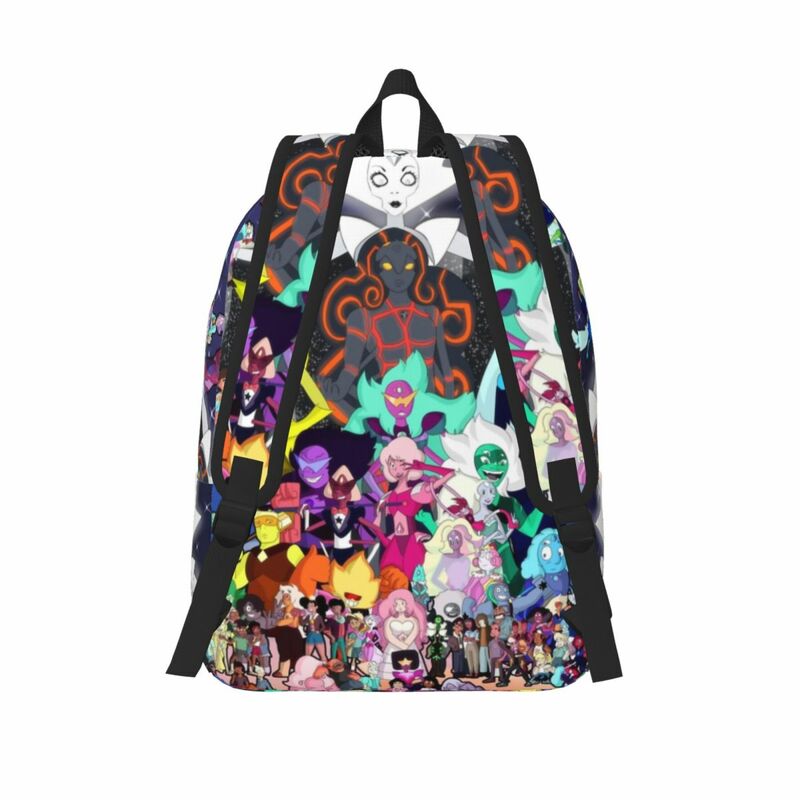 Steven Universe School Bookbag para Adolescentes, Fan Art para Estudante, Daypack Canvas, Elementary High College Sports