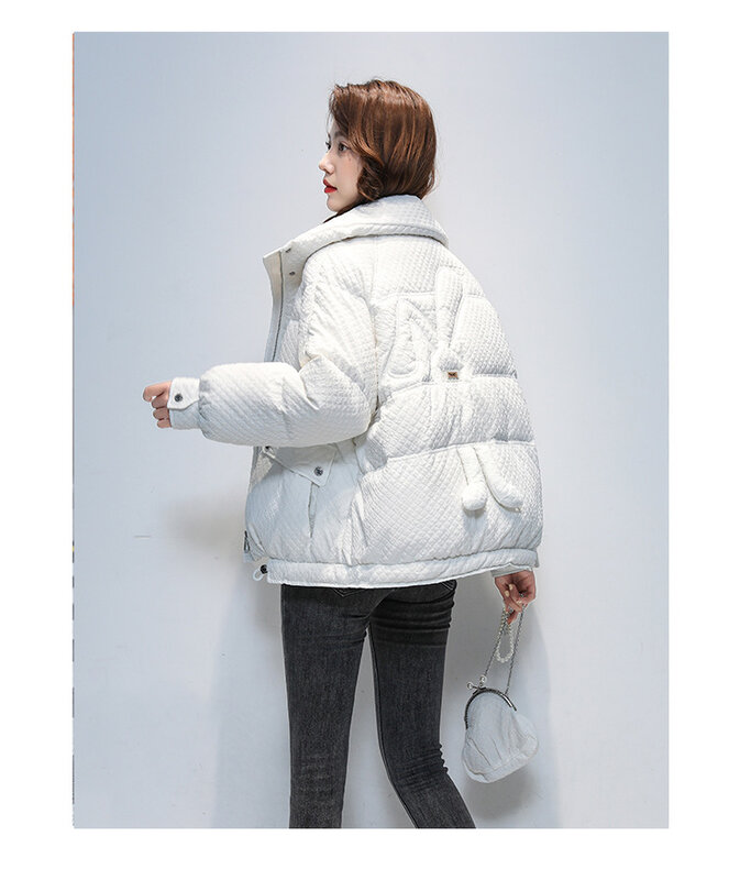 2022 inverno e autunno donna manica lunga cotone caldo cappotti antivento moda donna giacche