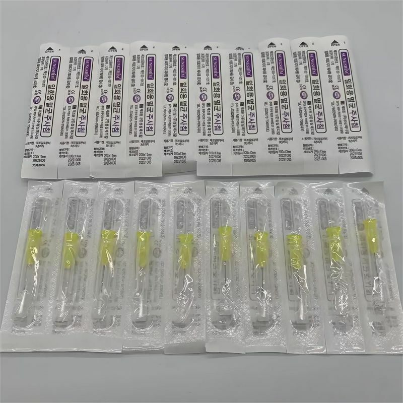 Hot Sale Safety Individual Package 30G 34G 4mm 13mm 25mm Disposable Nano Sharp Tip Body Face Skin Mesotherapy Needle