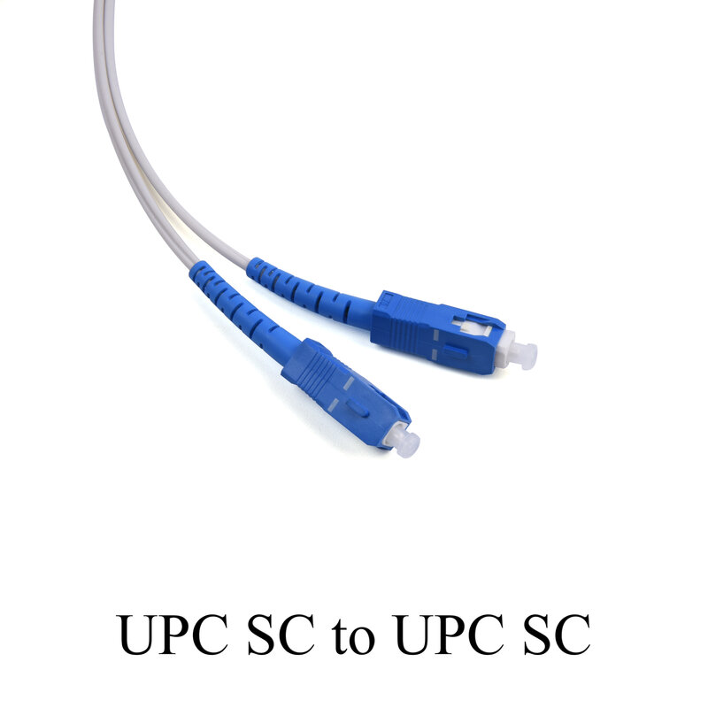 Upc Sc Naar Sc Glasvezel Verlengkabel Single-Core Single Mode Simplex Indoor Patchkabel 10M/20M/30M/50M/80M/100M Draad