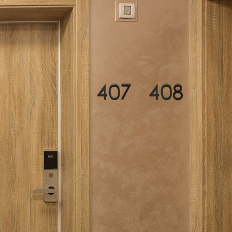 Numer numer numer domu wysokiej jakości artykuły gospodarstwa domowego znaczniki 5 Cal tabliczki na drzwi wysokości do dekoracja na zewnątrz domu