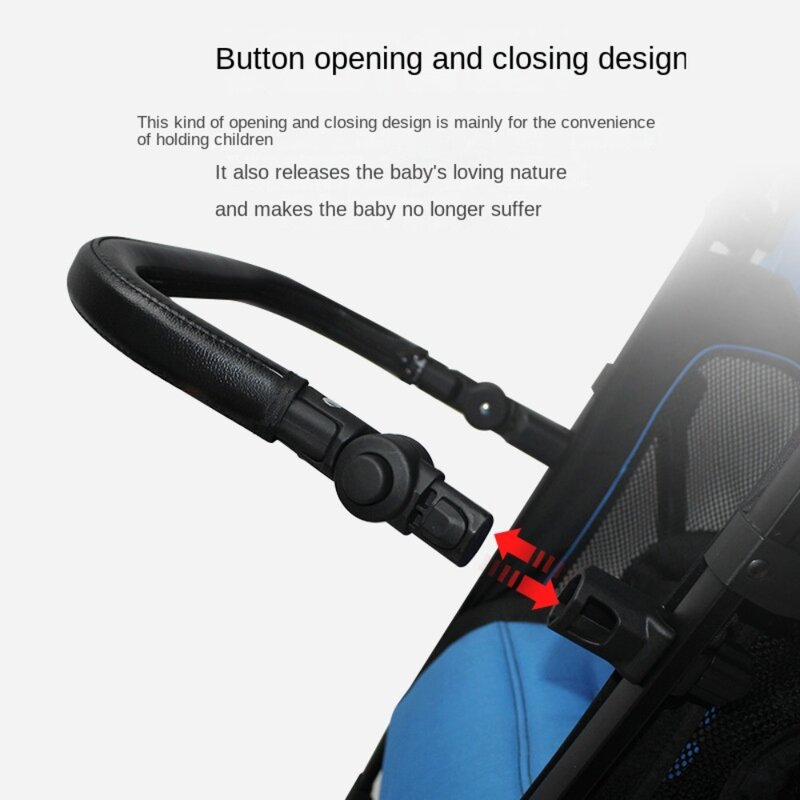 Multipurpose Reusable Handrail U-shaped Guardrail Baby Stroller Accessory Bumper Bar Pram Armrest Handlebar