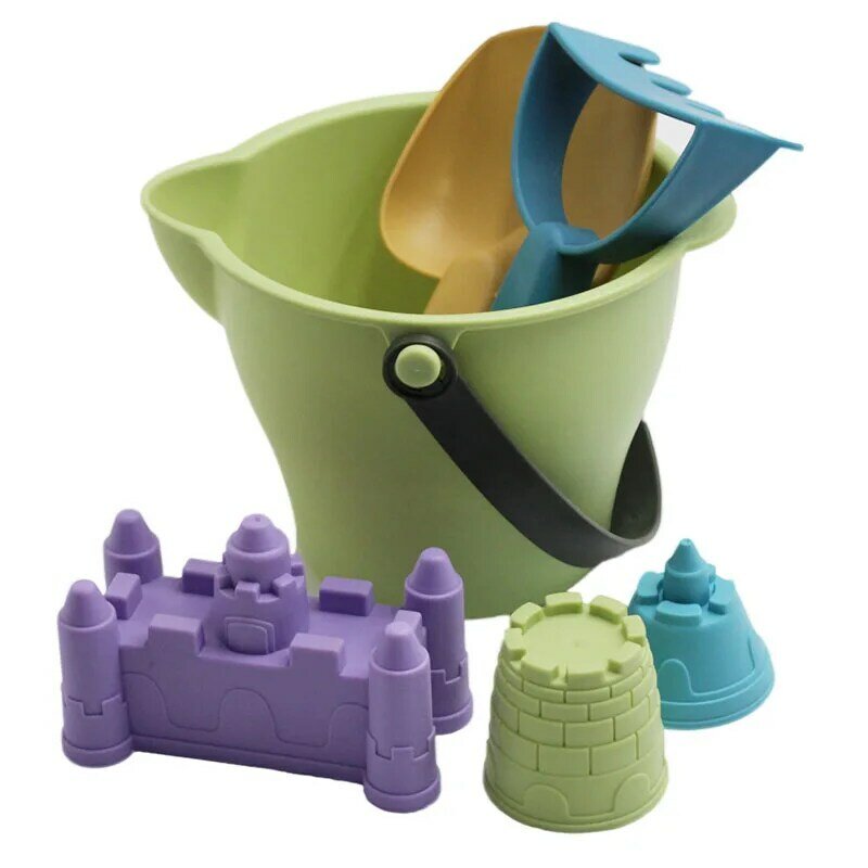 Пляжная сенсорная игрушка-ведро для детей, лопата для воды и искусственных игрушек, интерактивные пляжные игрушки для детей и родителей