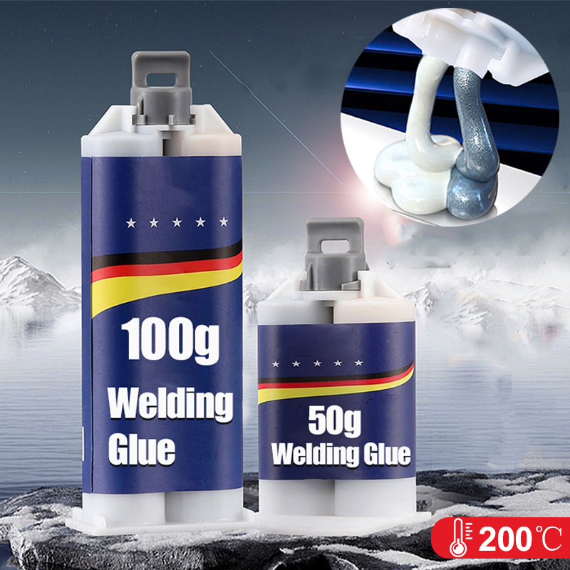 Cold Welding Glue Strong Metal Repair Glue 2in1 Industrial AB Casting Glue High Strength Magic Plastic Repair Adhesive Agent