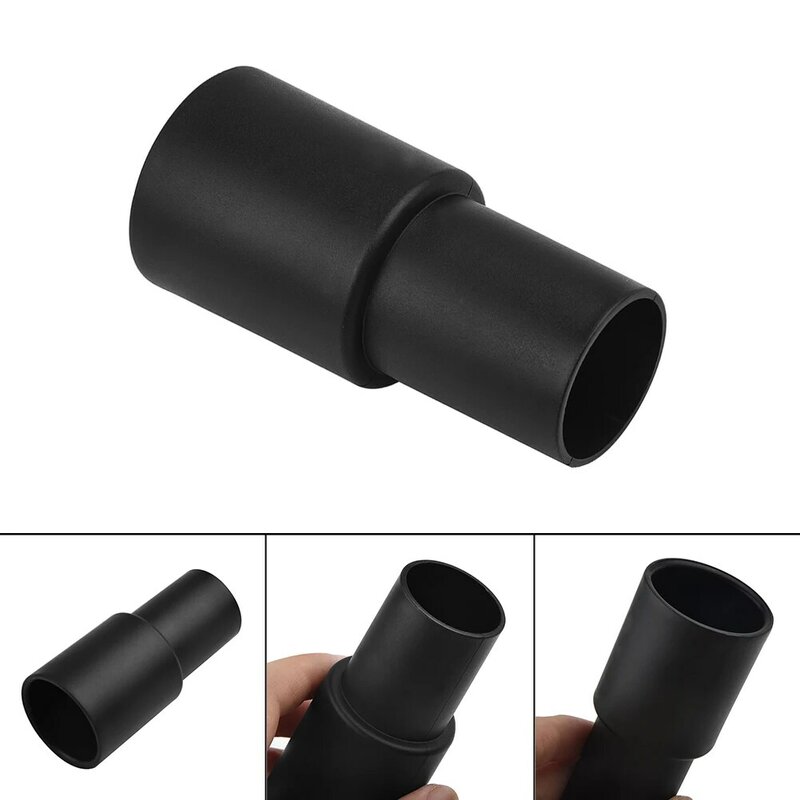 Adaptador de plástico de 75mm, accesorio que conecta la manguera de aspiradora negra, convertidor para 32mm a 35mm, 32-35mm, útil