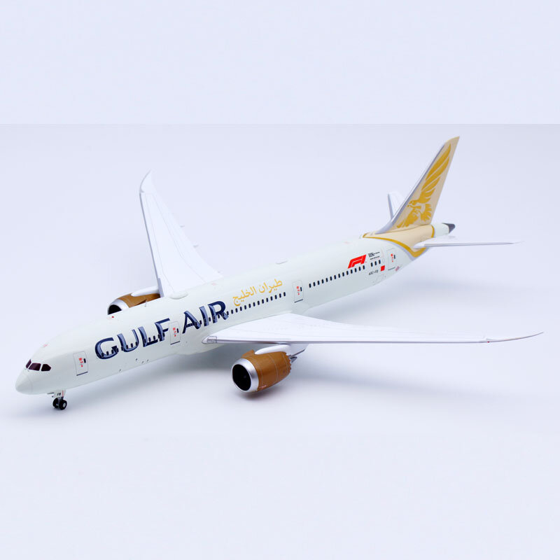 Avión coleccionable de aleación, modelo de avión Jet de B787-9 a presión, alas JC 1:200 Gulf Air "Dreamliner", Boeing A9C-FB, XX2135