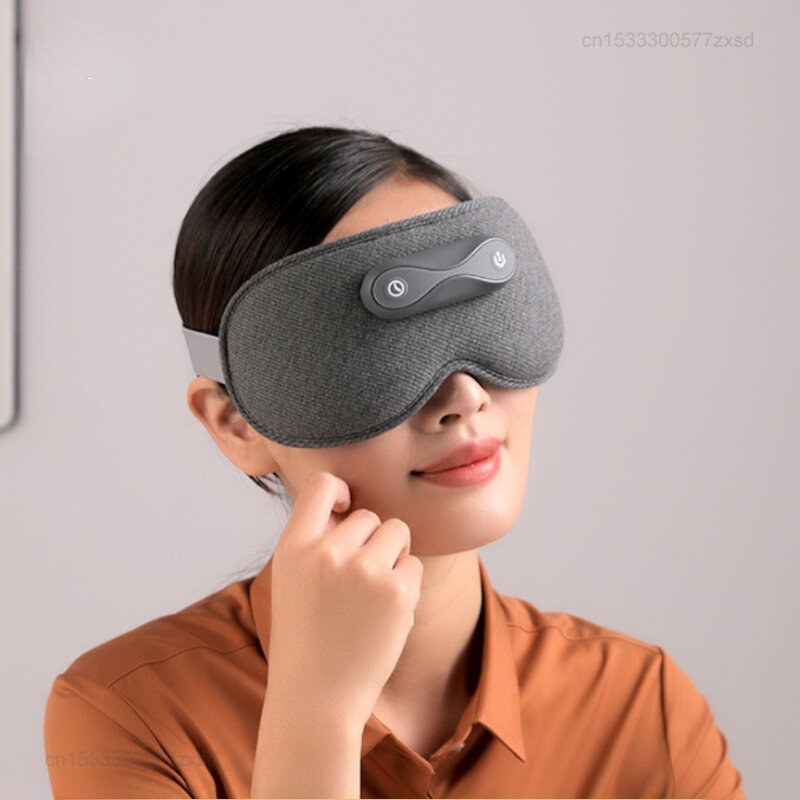 Маска для глаз Xiaomi KULAX графеновая с подогревом, расслабляющая светящаяся маска для сна с полным затенением, домашняя помощь для сна