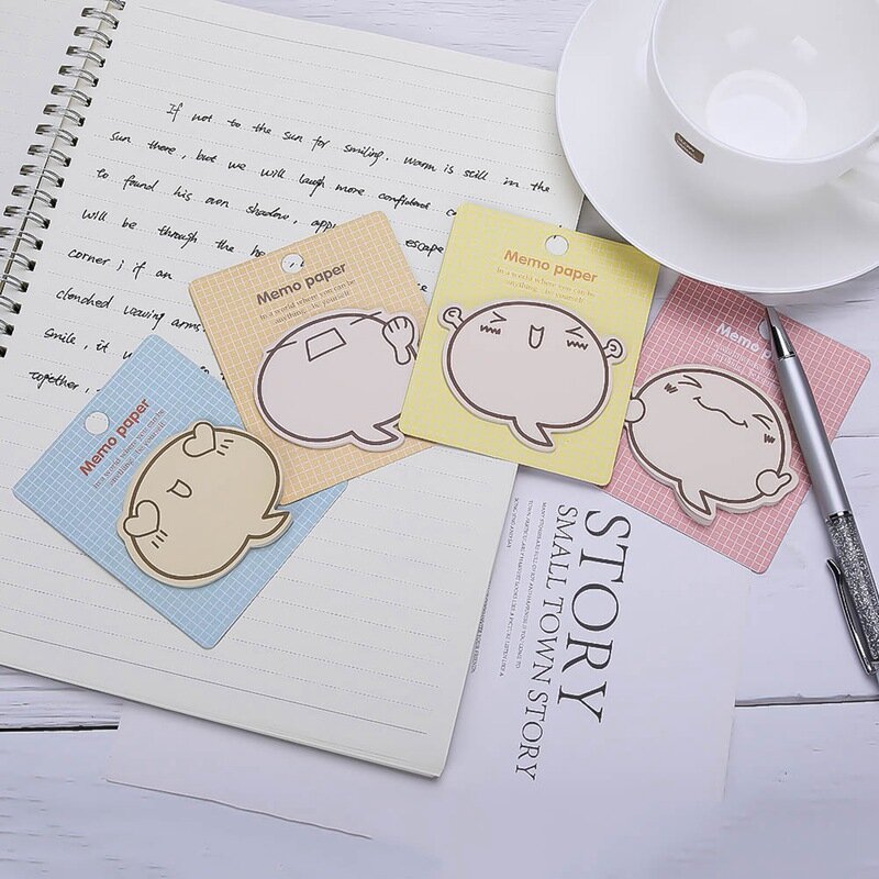 Cartoon kreatywne połączenie kartki samoprzylepne notatnik papier samoprzylepna naklejka prezent śliczne naklejki na lodówkę, ścianę N razy stacjonarne