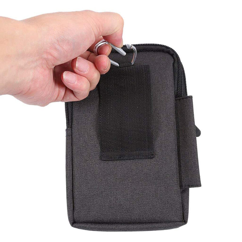 Джинсовая Фотосумка с зажимом для ремня, держатель для ручки, сумка на пояс для занятий спортом на открытом воздухе