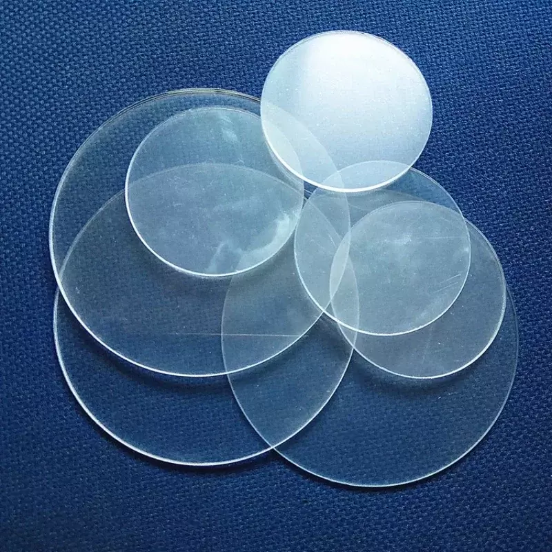 1pc Transparent Acryl Platte Angepasst Plexiglas Disc Board für Foto Rahmen Display Dicke 1/2/3/4/5mm Dia10-50mm