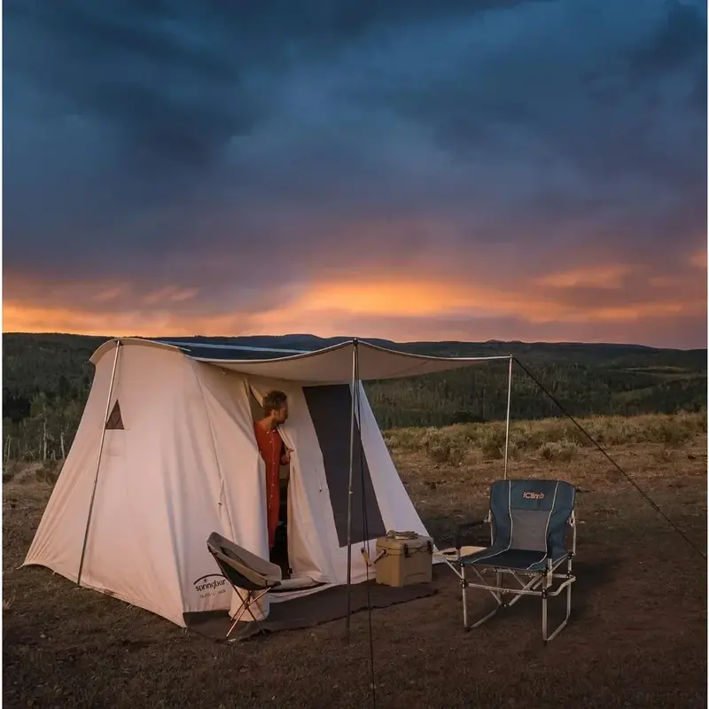 OEING-Cadeira de Malha Dobrável com Mesa Lateral e Alça, Heavy Duty, Compact Camping, iClimb