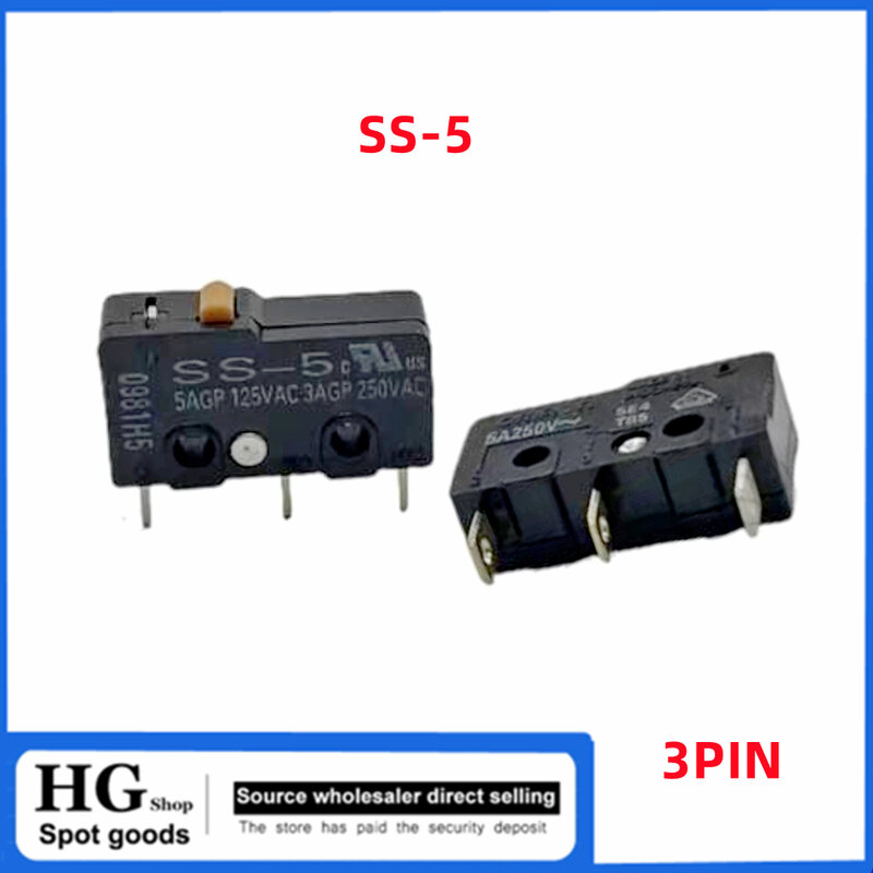 5-10 Stks/partij Originele Ss Microschakelaar SS-5 SS-5GL SS-5GL2 SS-5GL13 3-Pins Kleine Micro Reislimietschakelaar