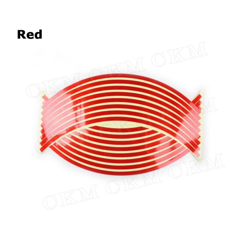 Safe Wheel Sticker Reflective Rim Stripe Tape Bike Motorcycle Stickers For Wheels of 14 inches,17 inches or 18 inches Stickers