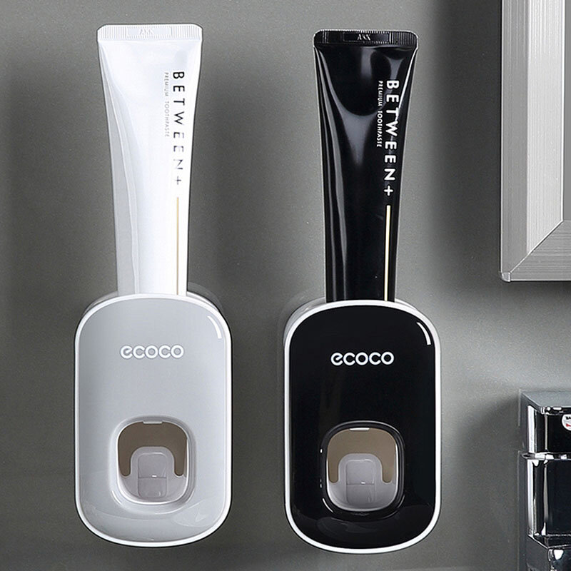 Набор аксессуаров для ванной комнаты, автоматический дозатор зубной пасты, настенный держатель, держатель для зубной щетки