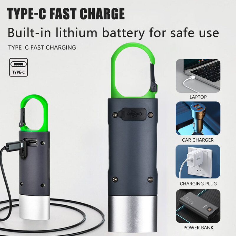Мини-фонарик с подзарядкой от USB