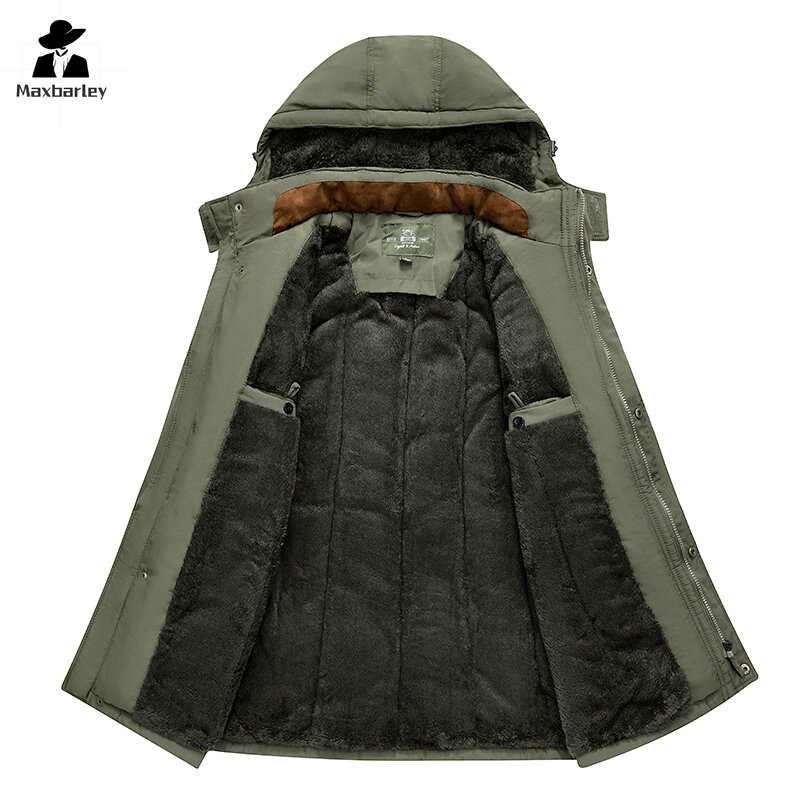 男性用の厚手のパーカー,暖かい毛皮のコート,ブランドのコート,新しいファッション,冬,2023