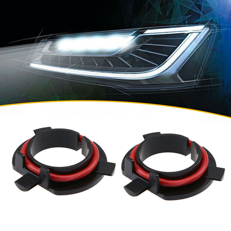 2 pezzi H7 LED basi adattatore lampadina faro Auto H7 adattatore portalampada presa Base accessori Auto neri per Kia Mitsubishi Nissan