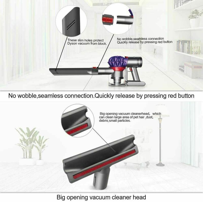 4Pcs Brush Attachment Kit for Dyson V7 V8 V10 V11 Vacuum Cleaner Accessories