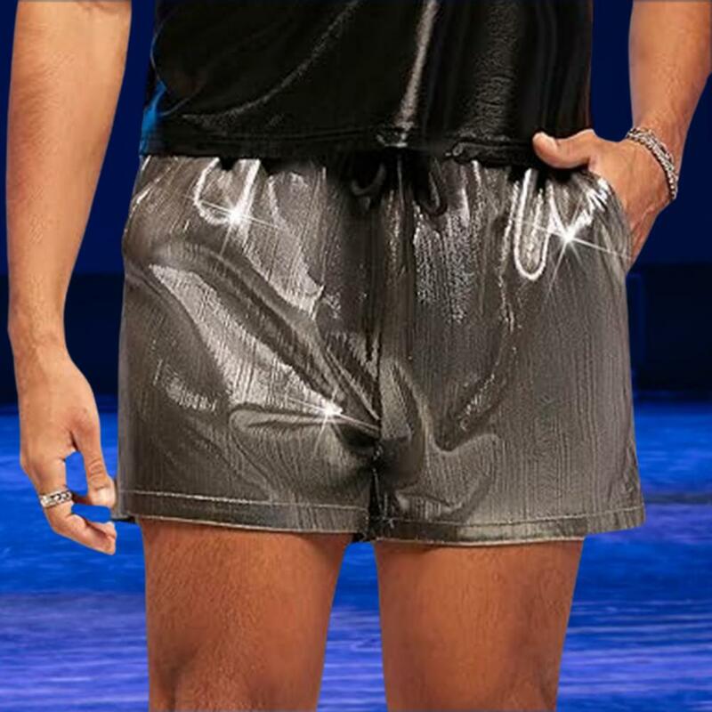 Pantalones cortos de estilo callejero para hombre, Shorts de verano con cordón elástico y bolsillos en la cintura, ropa de calle holgada