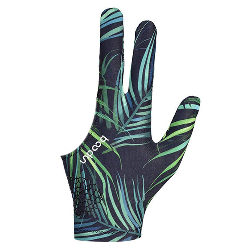 Boodun-guantes de billar de 3 dedos, manoplas para tacos de billar, guantes de billar para mano izquierda, 1 unidad