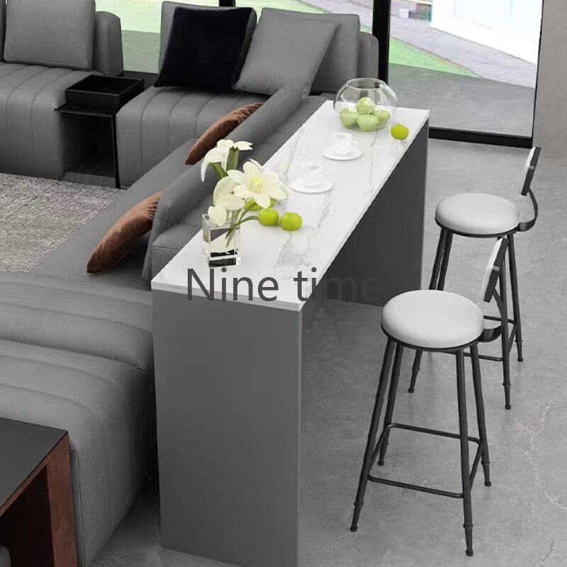 Современный кухонный стол для бара, стол для приема, дизайнерский настенный барный стол, роскошный стол для ночного клуба, обеденный стол, тавли для обеда, мебель