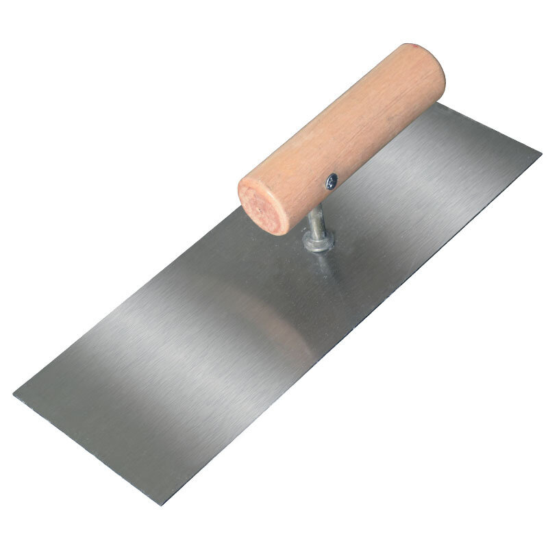 Thickened trowel with wooden handle reinforced manganese steel trowel with toothed trowel, cement trowel, plaster board