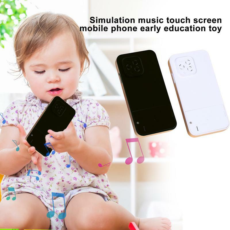 Ponsel mainan untuk bayi, mainan ponsel simulasi edukasi untuk balita, mainan ponsel edukasi untuk balita 3-6 tahun