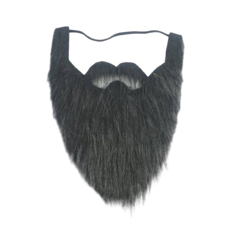 Накладная борода на Хэллоуин, смешные накладные костюмы усов, шепоты для маскировки волос на лице, аксессуары с регулируемой эластичной веревкой